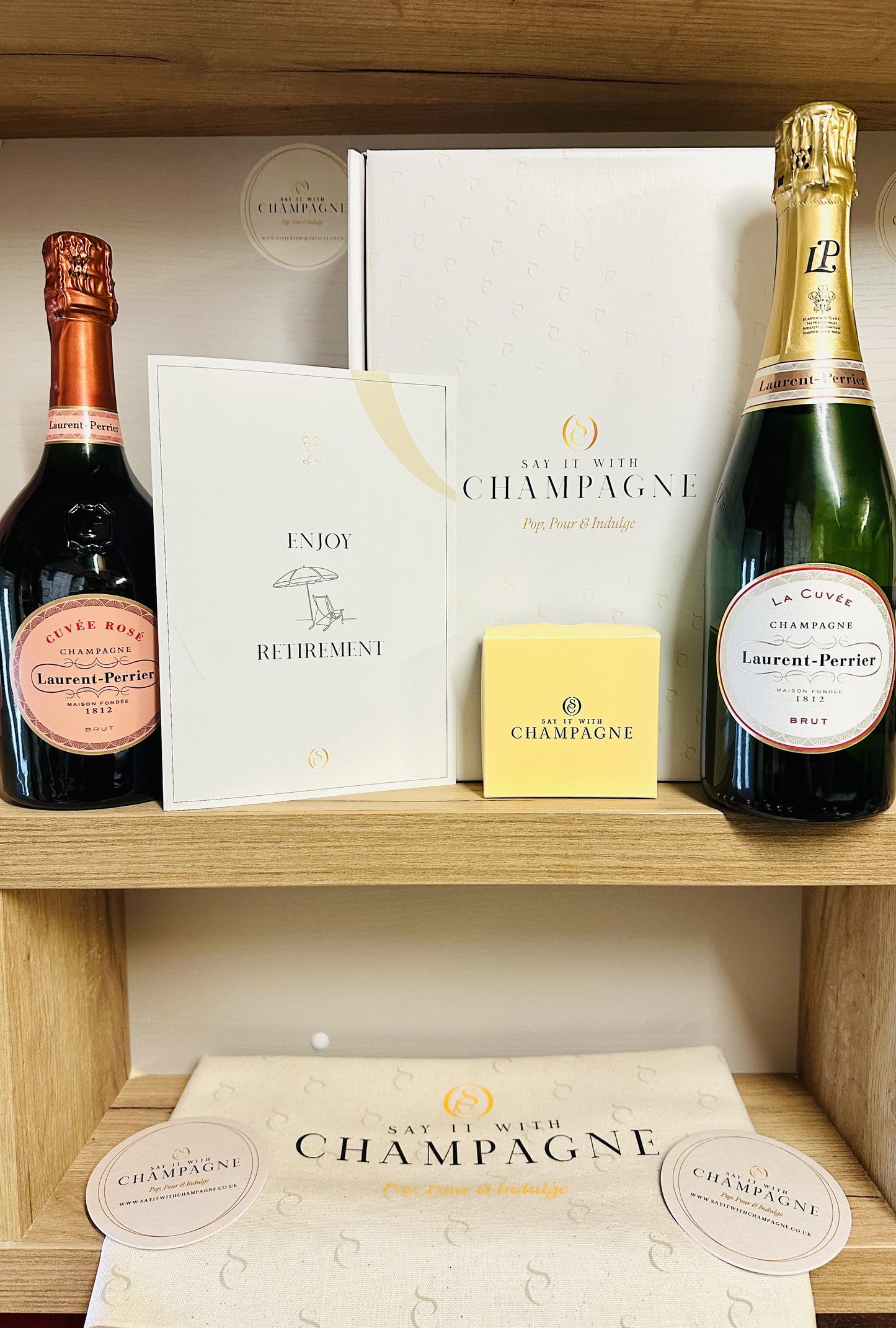 Laurent Perrier Duo Bottle Champagne Gift Box