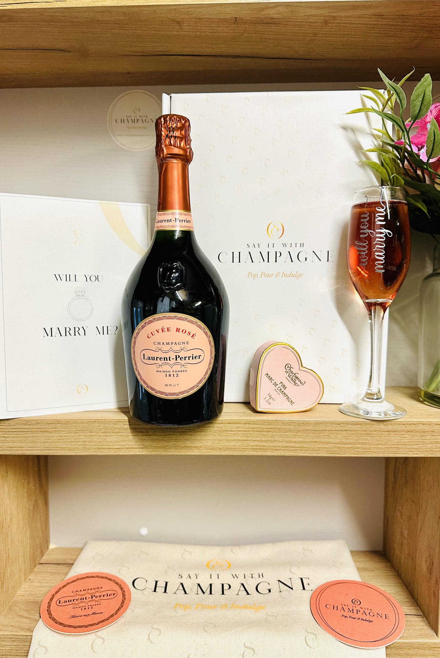 Marry Me Rosé Champagne Gift Box
