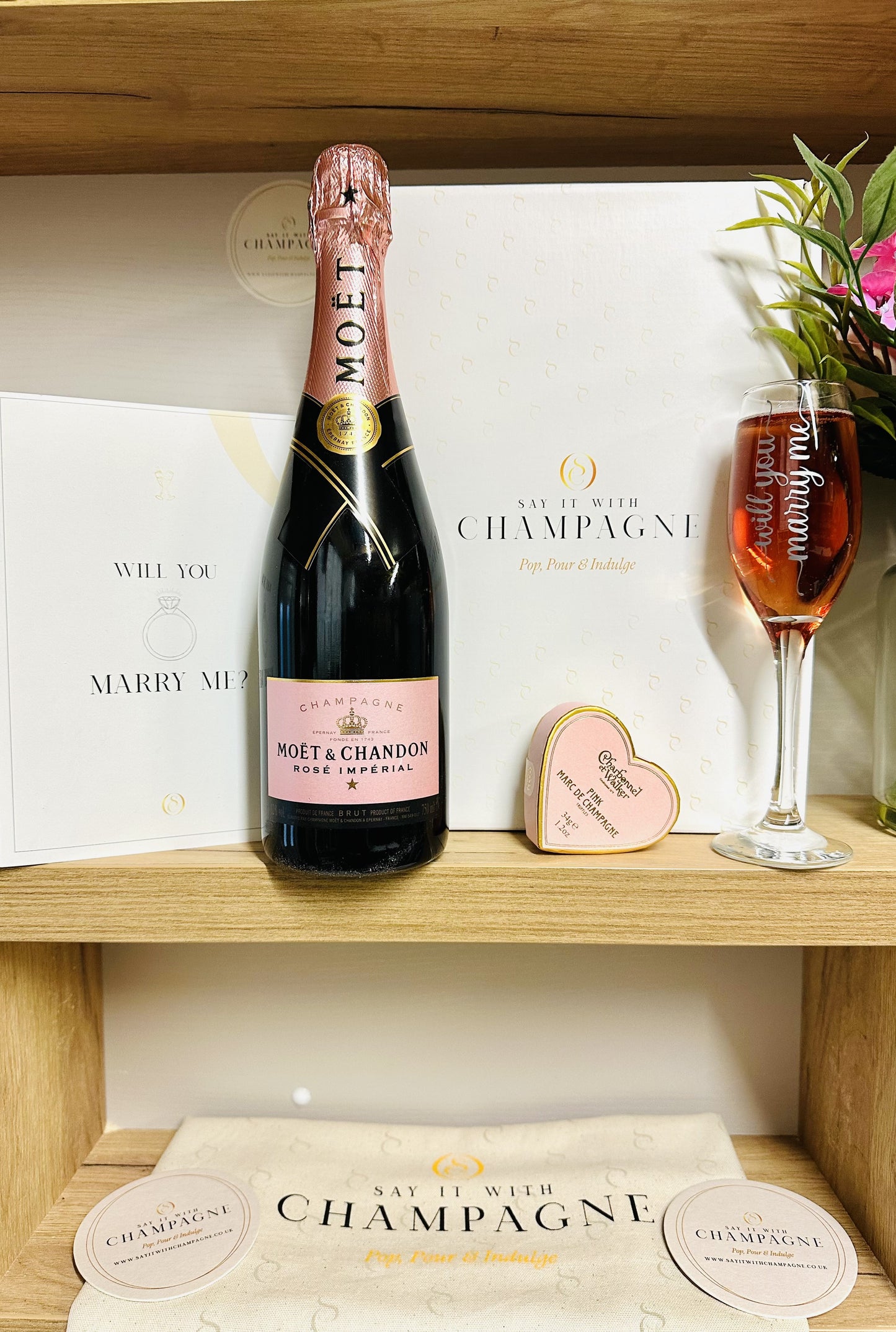 Marry Me Rosé Champagne Gift Box