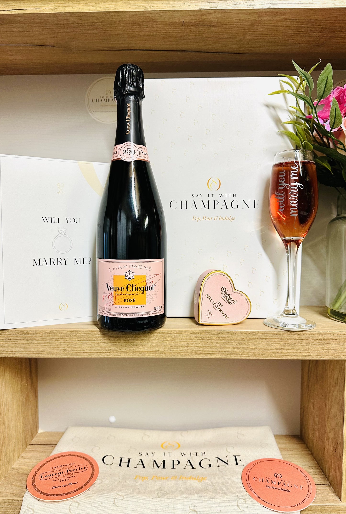 Marry Me Rosé Champagne Gift Box