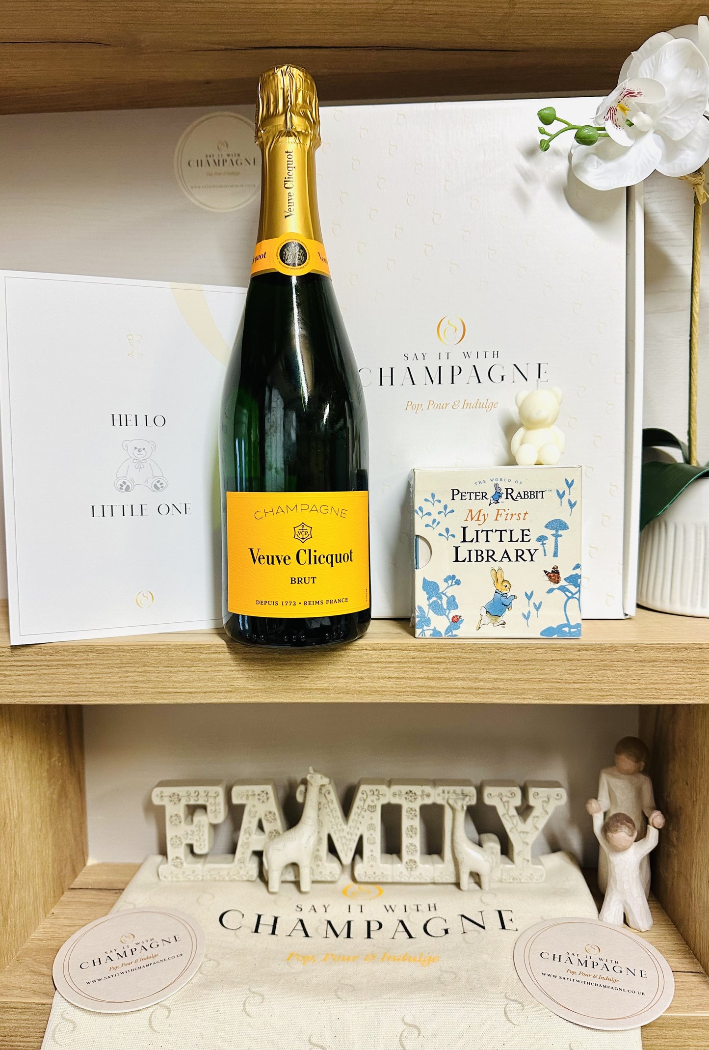 New Baby Champagne Gift Box