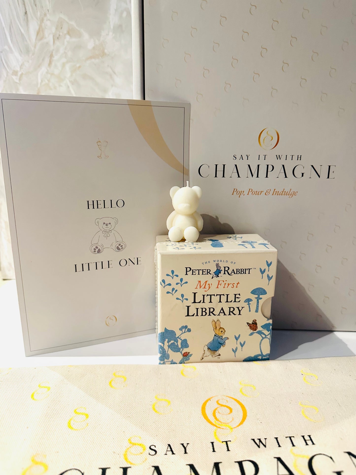 New Baby Champagne Gift Box