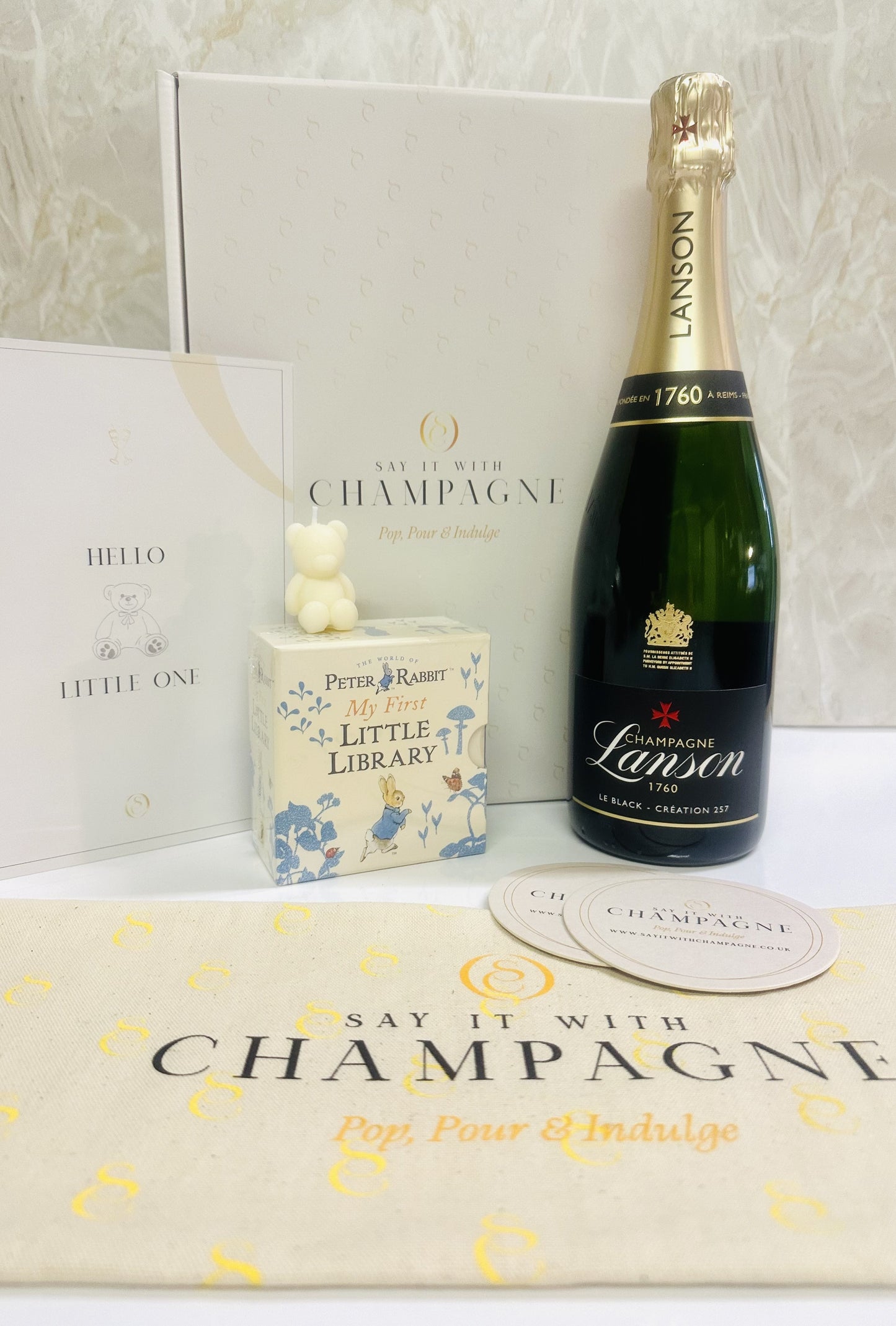 New Baby Champagne Gift Box