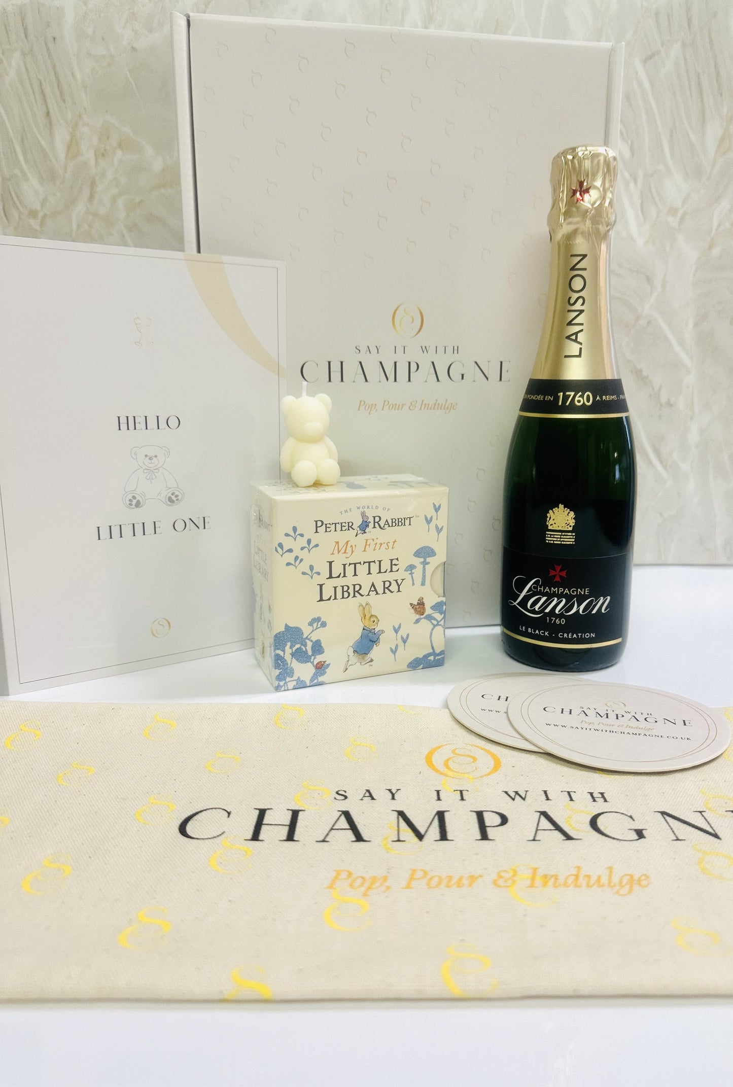 New Baby Champagne Gift Box