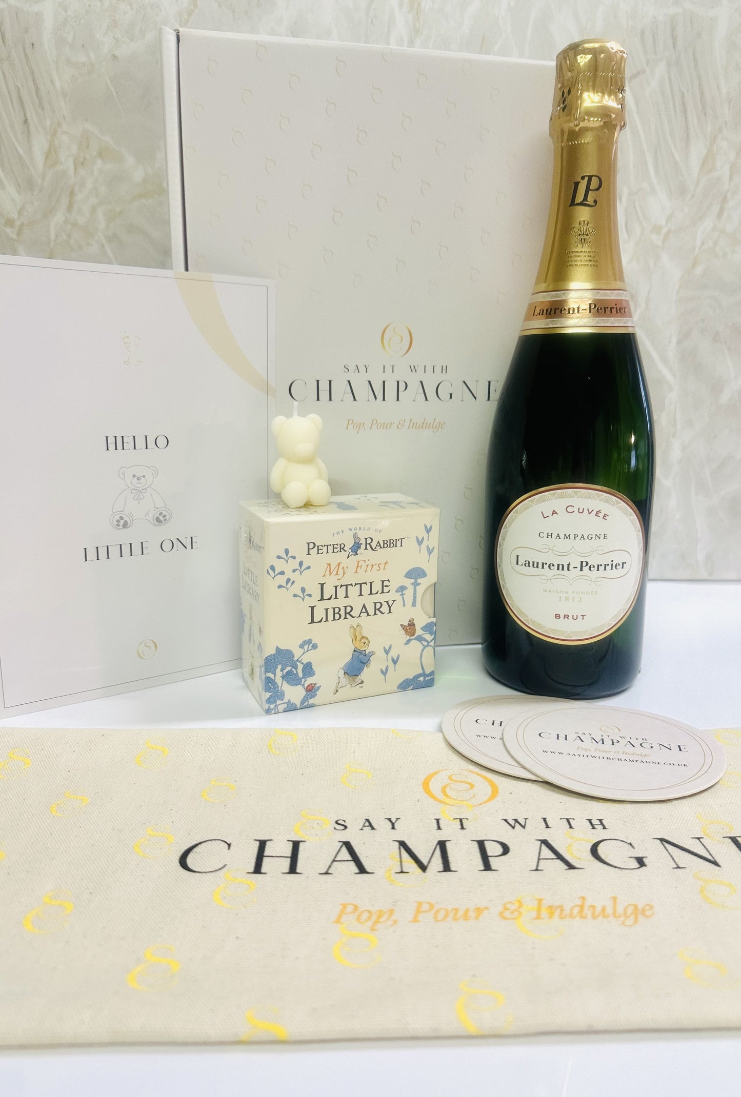 New Baby Champagne Gift Box