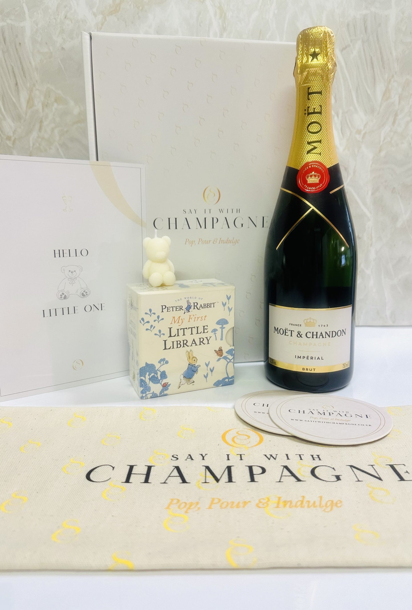 New Baby Champagne Gift Box