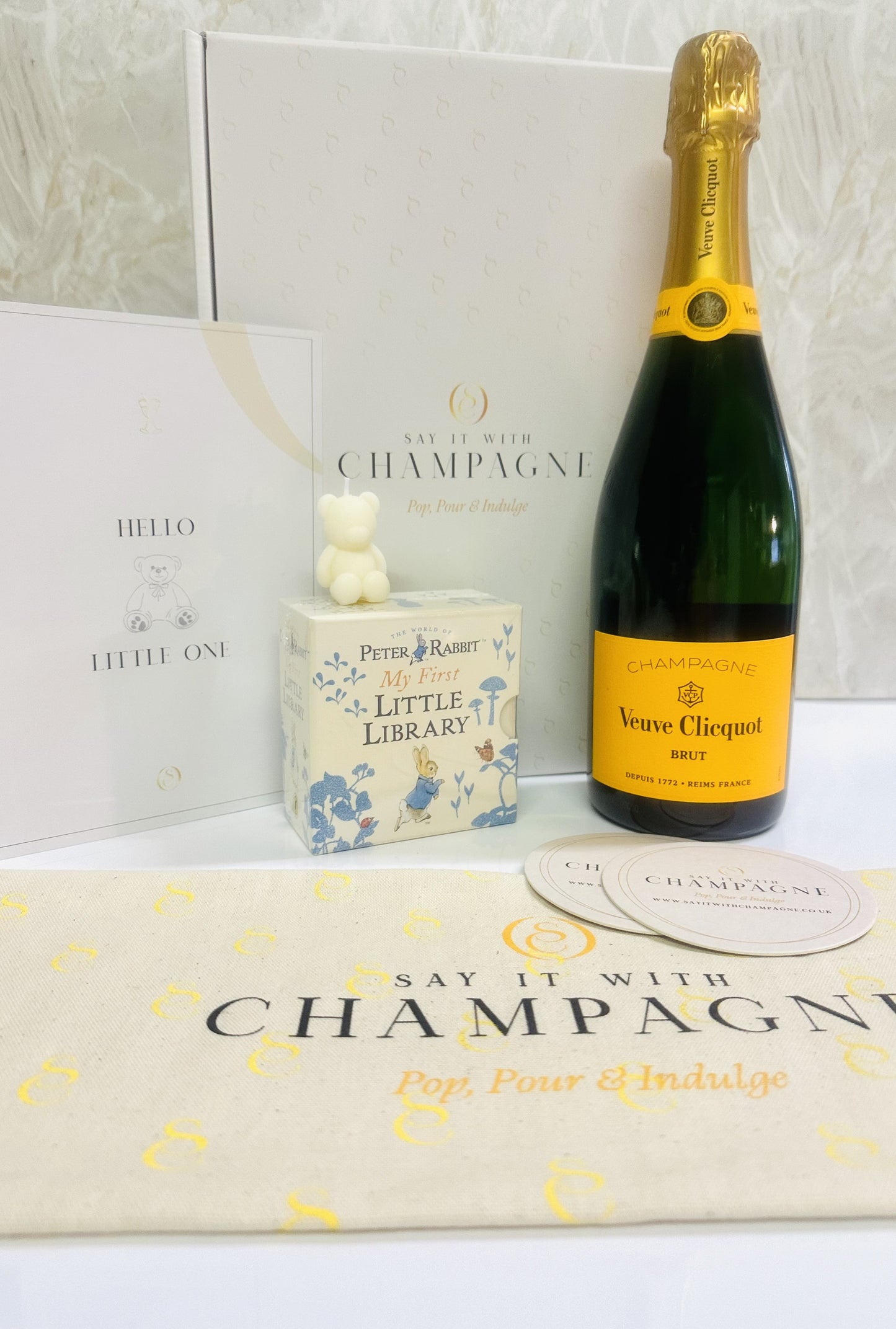 New Baby Champagne Gift Box