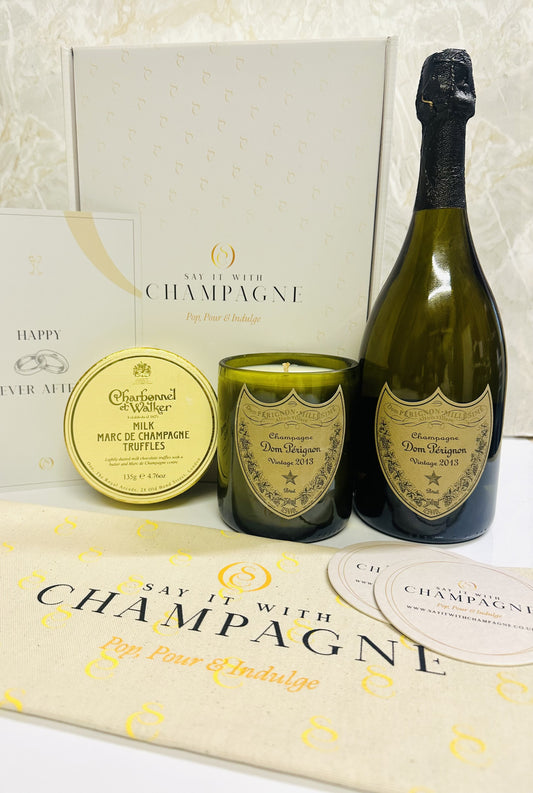 Dom Pérignon Vintage Brut Champagne Recycled Candle Gift Box