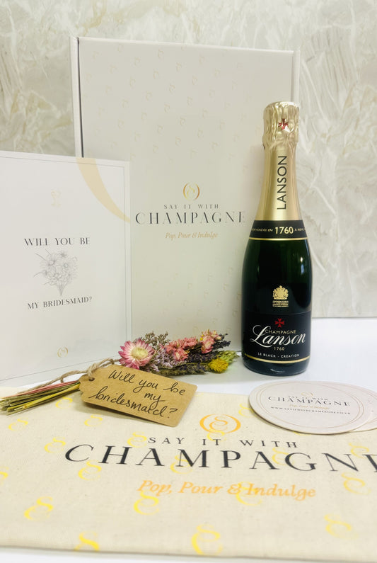 Bridesmaid Lanson Mini 37.5cl Champagne Gift Box