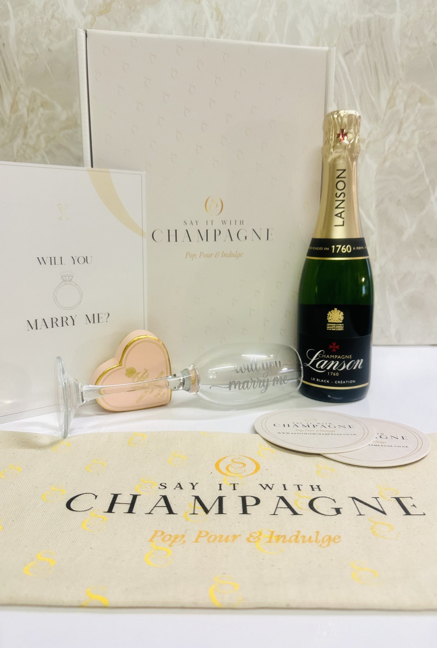 Marry Me Champagne Gift Box