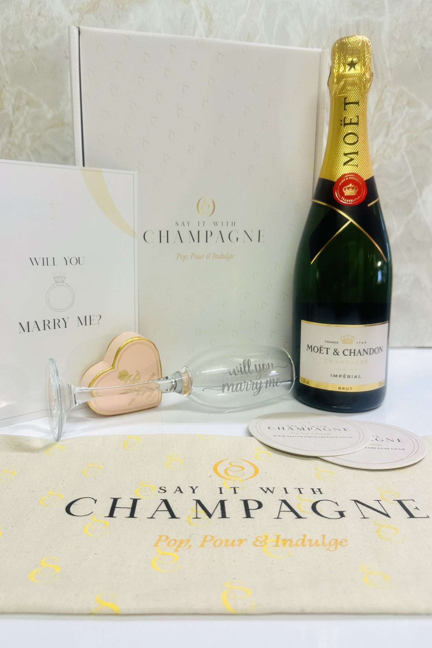 Marry Me Champagne Gift Box