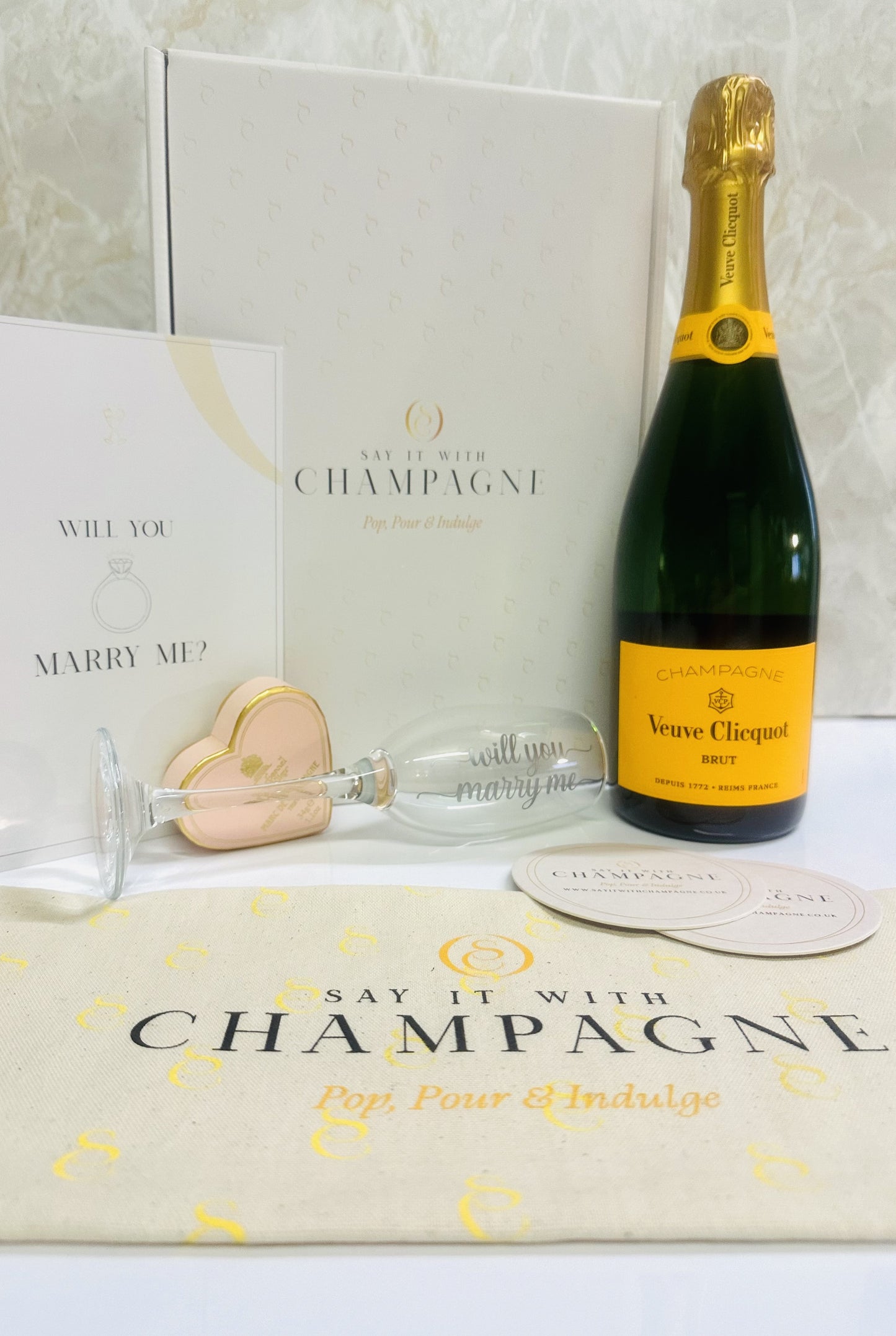 Marry Me Champagne Gift Box