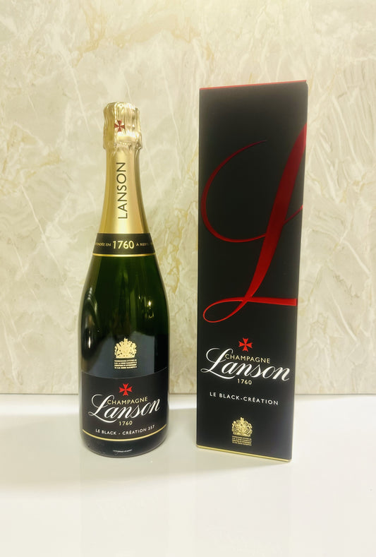 Lanson Black Label NV Brut Champagne with Branded Lanson Box