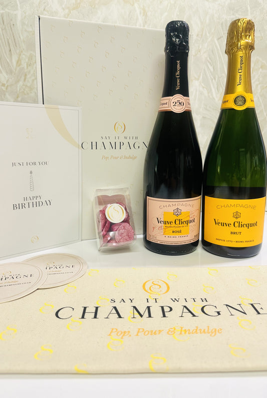 Veuve Clicquot Duo Bottle Champagne Gift Box