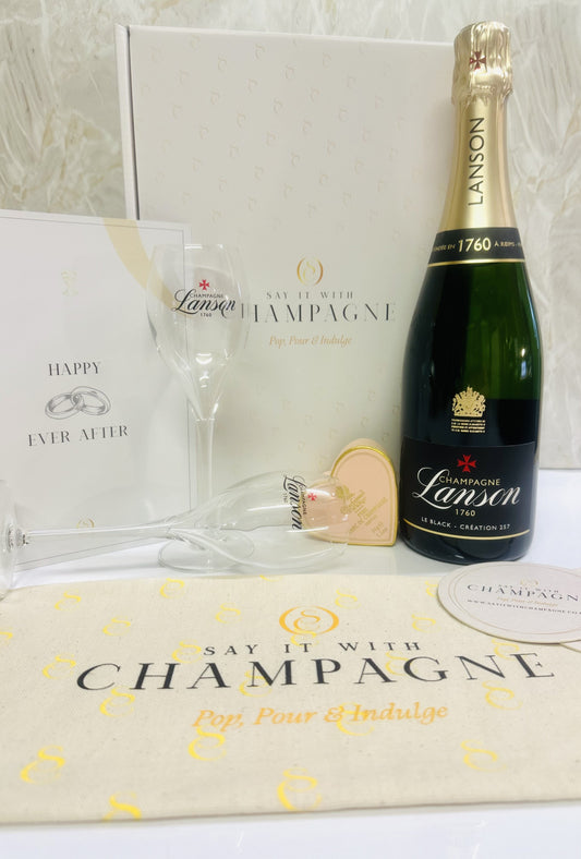 Lanson Wedding Champagne Gift Box