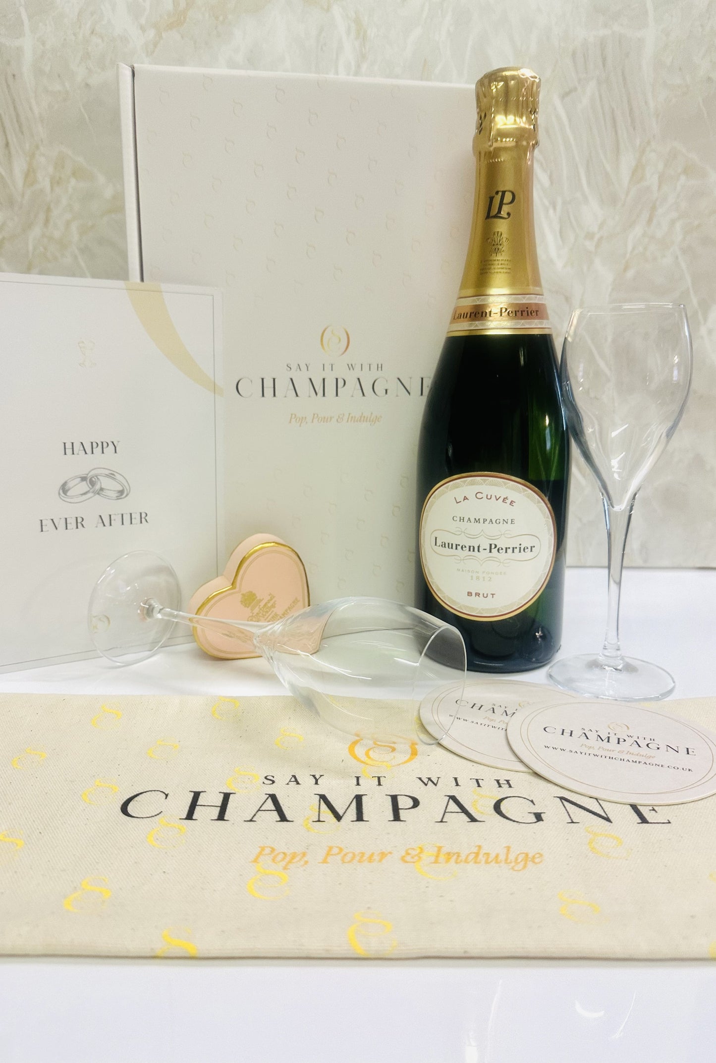 Laurent Perrier Wedding Champagne Gift Box